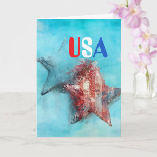 Carte de vœux USA