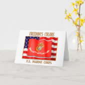 Carte de voeux USMC (Fleur jaune)