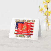 Carte de voeux USMC (Fleur jaune)