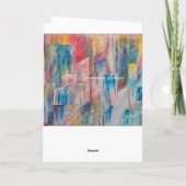 Carte de voeux Utopia créative (Dos)