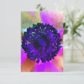 Carte de voeux UV Ultra-Violet (Debout devant)