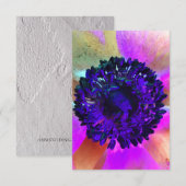 Carte de voeux UV Ultra-Violet (Devant / Derrière)