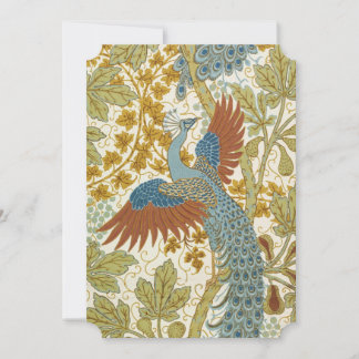 Carte de vœux V&A Blue Fig & Peacock