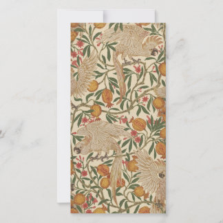Carte de vœux V&A Cacatoès blanc