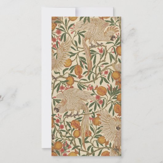 Carte de vœux V&A Cacatoès blanc (Devant)