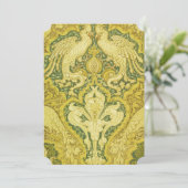 Carte de vœux V&A Cacatoès doré (Debout devant)