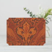 Carte de vœux V&A Red Peacock Frieze (Debout devant)