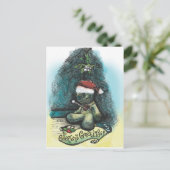 Carte de voeux Vacances Bonnes Fêtes Voodoo (Debout devant)