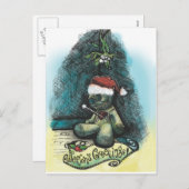 Carte de voeux Vacances Bonnes Fêtes Voodoo (Devant / Derrière)