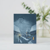 carte de vœux vacances homme hiver (Debout devant)