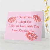 Carte de voeux Valentin (Fleur jaune)