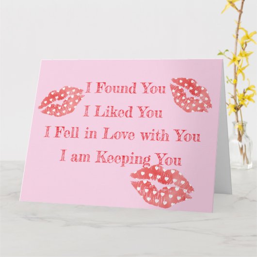 Carte de voeux Valentin (Fleur jaune)