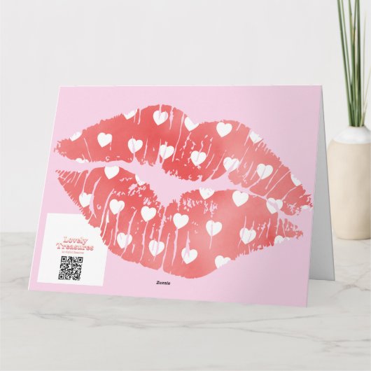 Carte de voeux Valentin (Dos)