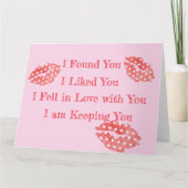 Carte de voeux Valentin (Devant)