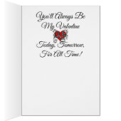 Carte de voeux Valentine (Intérieur (Droit))