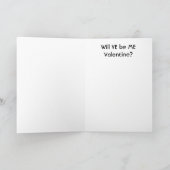 Carte de voeux Valentine (Intérieur)