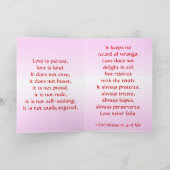 Carte de voeux Valentine & Ecriture Design (Intérieur)