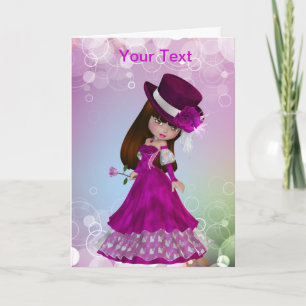 Carte de voeux Valentine Princess