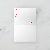 Carte de voeux Valentines Raccoon (Intérieur)