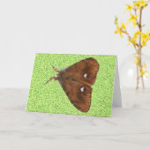 Carte de voeux Vapourer Moth (Fleur jaune)