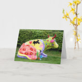 carte de voeux vegan (Fleur jaune)