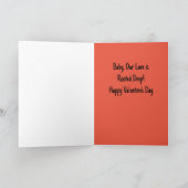 Carte de voeux Vegan Valentine (Intérieur)