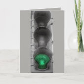 Carte de voeux verte (Devant)