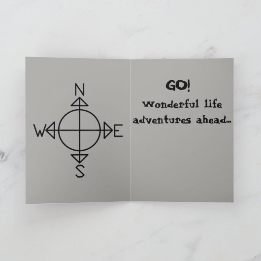 Carte de voeux verte (Intérieur)