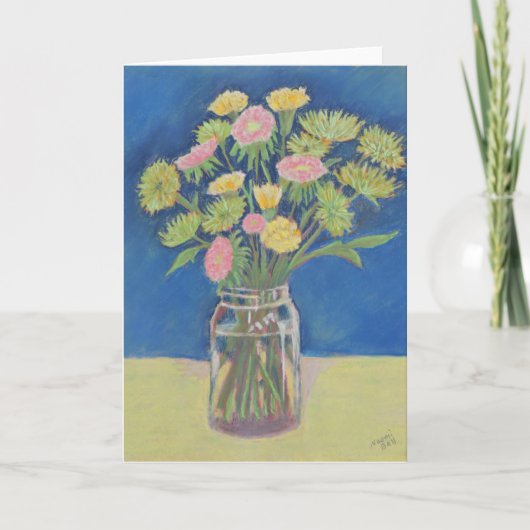 Carte de voeux verte de mamans (Devant)