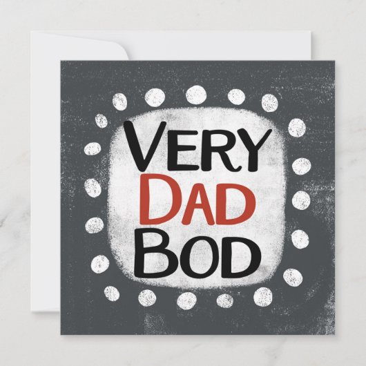 Carte de vœux Very Dad Bod (Devant)