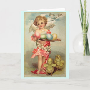 Carte de voeux Victorian Angel Pâques