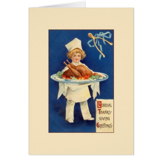 Carte de voeux Victorian Thanksgiving (Devant)