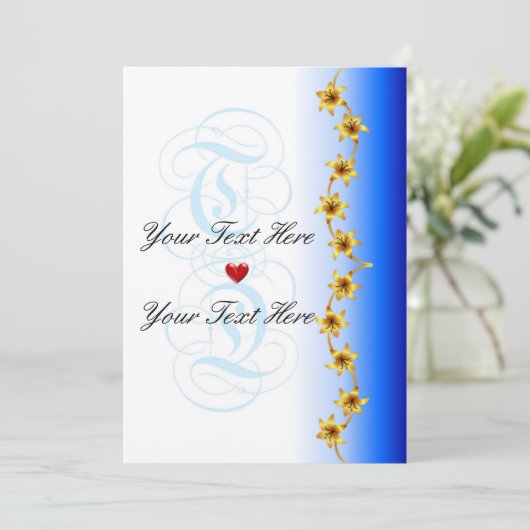 Carte de voeux vide (Debout devant)