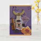 Carte de voeux vide (Fleur jaune)