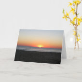 Carte de voeux vide (Fleur jaune)