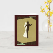 Carte de voeux vide (Fleur jaune)
