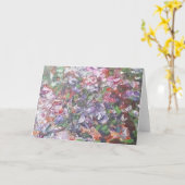 Carte de voeux vide (Fleur jaune)