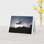 Carte de voeux vide (Fleur jaune)