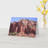 Carte de voeux vide (Fleur jaune)