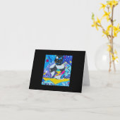 Carte de voeux vide (Fleur jaune)