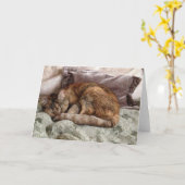 Carte de voeux vide (Fleur jaune)