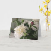 Carte de voeux vide (Fleur jaune)