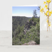 Carte de voeux vide (Fleur jaune)