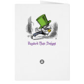 Carte de voeux vide de haine (Dos)