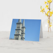 Carte de voeux vierge (Fleur jaune)