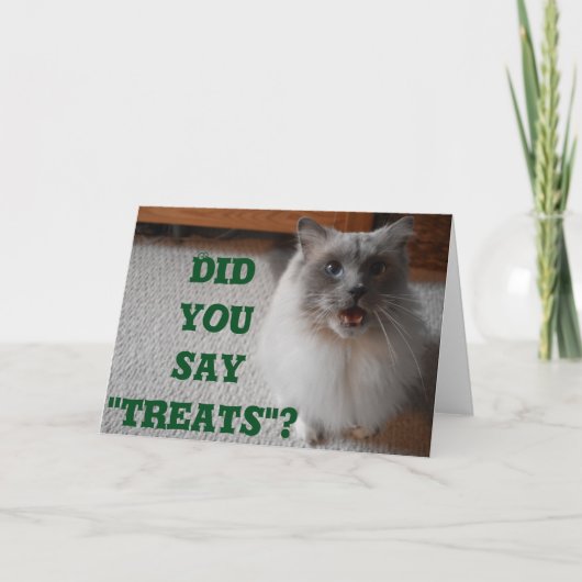 Carte de voeux vierge (Devant)