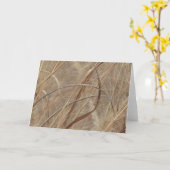 Carte de voeux vierge (Fleur jaune)