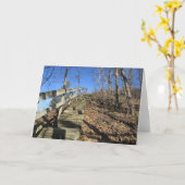 Carte de voeux vierge (Fleur jaune)