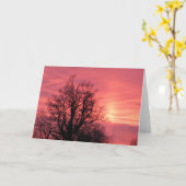 Carte de voeux vierge (Fleur jaune)