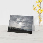 Carte de voeux vierge (Fleur jaune)